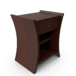 Bedside Table African Cherry 2