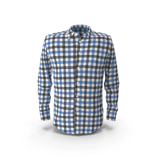 Blue & Black Check Shirt