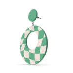 Green Oval Earring 2