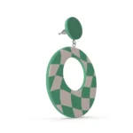 Green Oval Earring 3